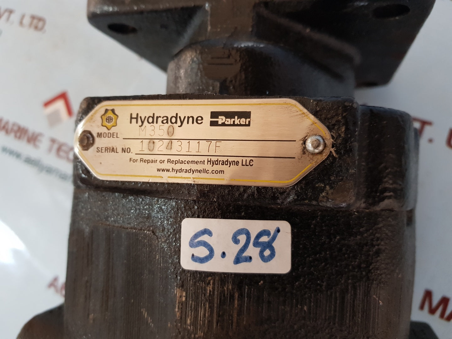 Hydradyne Parker m350 hydraulic pump 323 3020 000