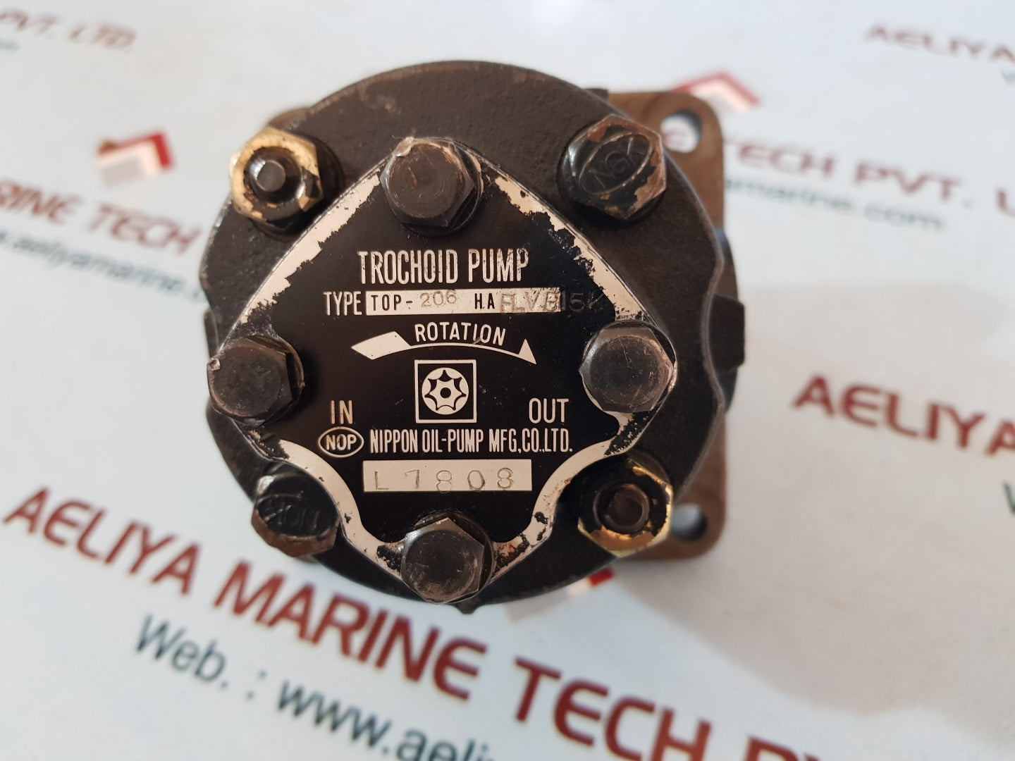 Nippon top-206 ha flvb15v trochoid pump