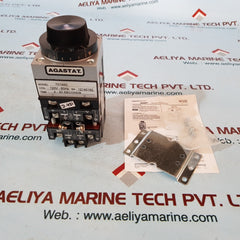 Agastat 7014ac timing relay 120v 60hz time 2-20seconds