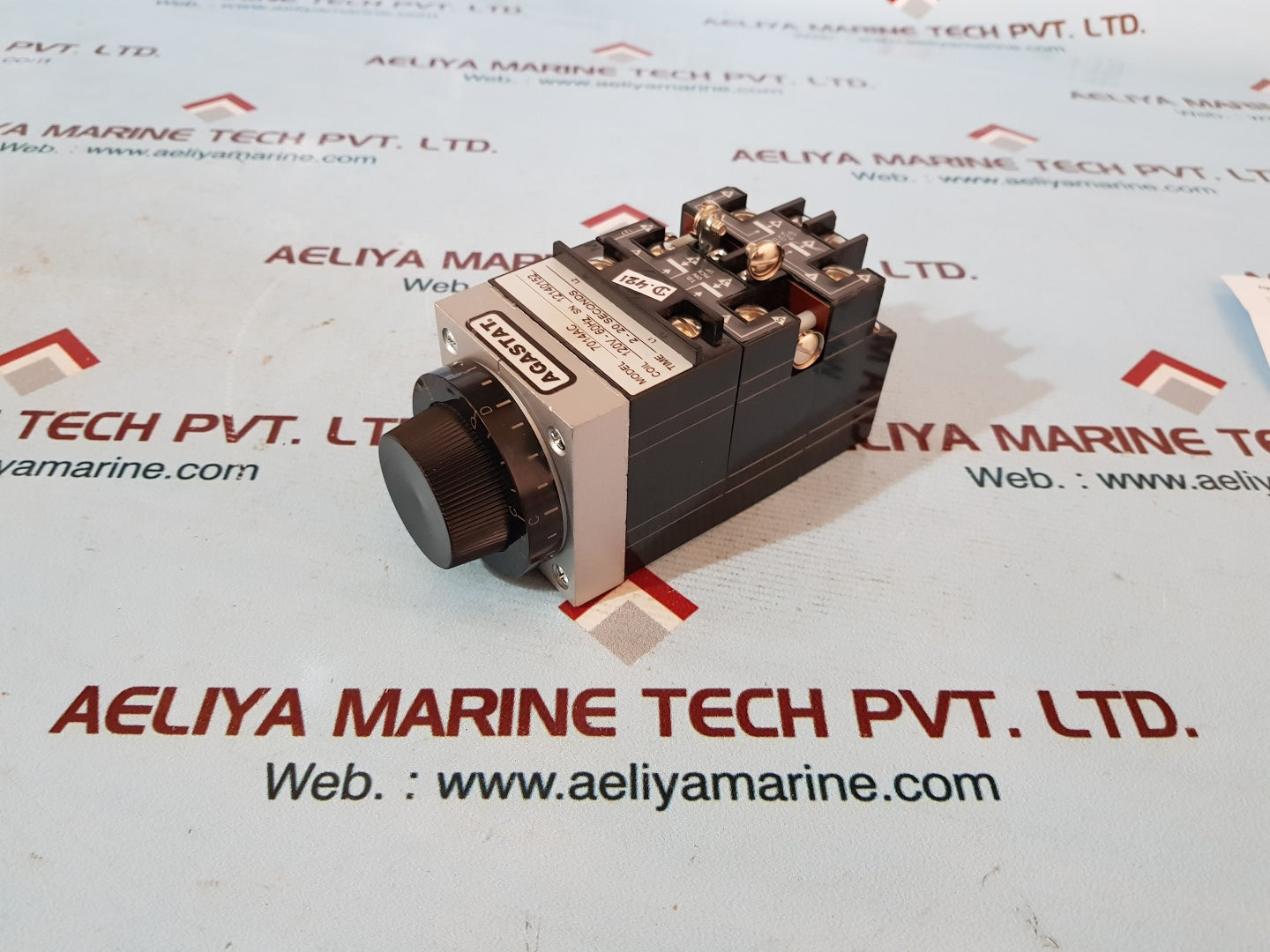 Agastat 7014ac timing relay 120v 60hz time 2-20seconds