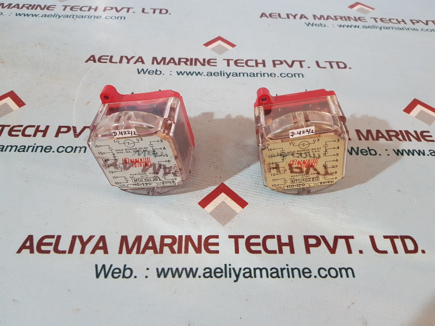 Arrow hart mtu 40220 gold bonded relay