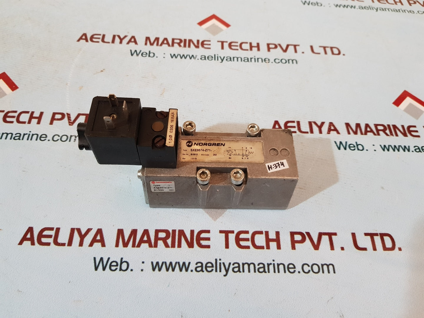 Norgren sxe9574-z71 solenoid valve