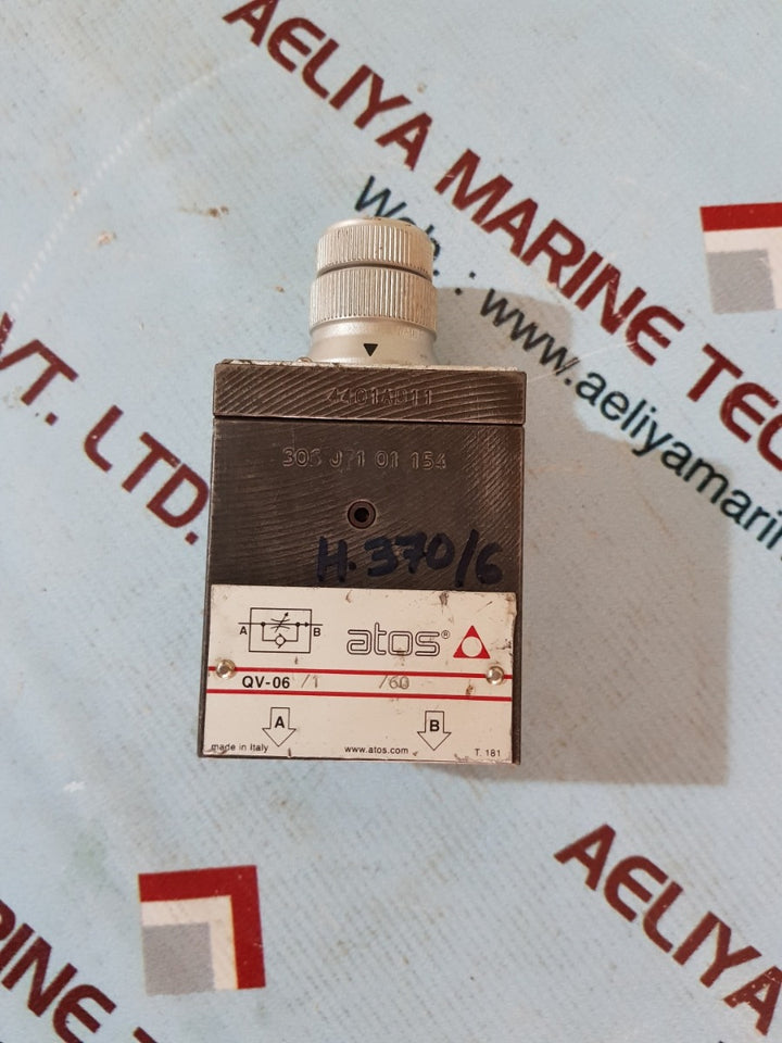 Atos qv-01/1 flow control valve