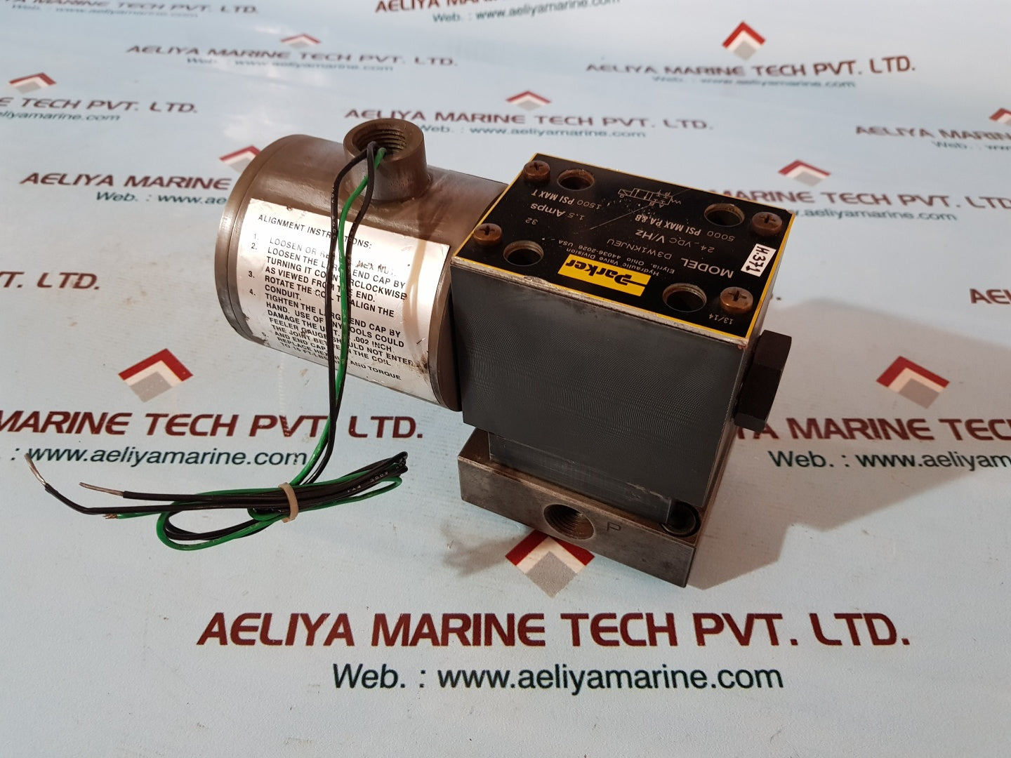 Parker d3w1knjeu hydraulic valve