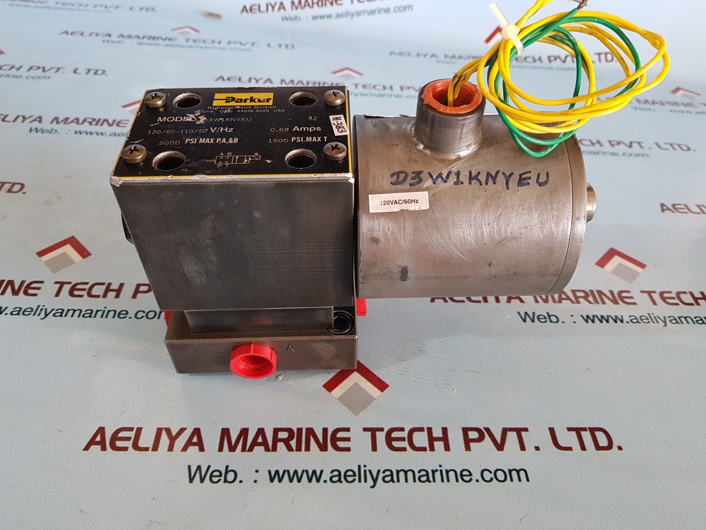 Parker d3w1knyeu directional control valve