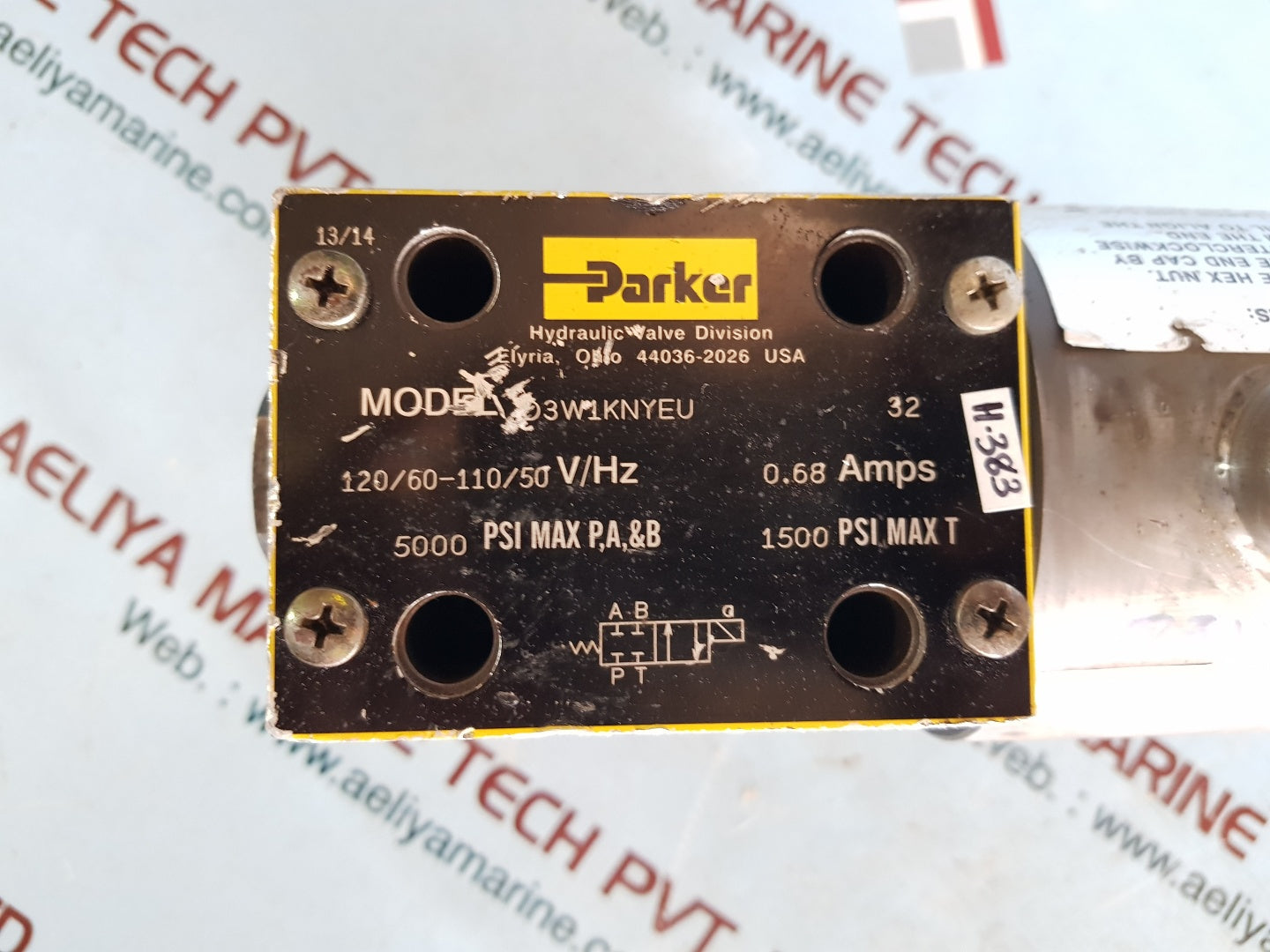 Parker d3w1knyeu directional control valve