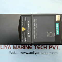 Siemens 6se6420-2uc12-5aa1 micromaster 420 0.25kw