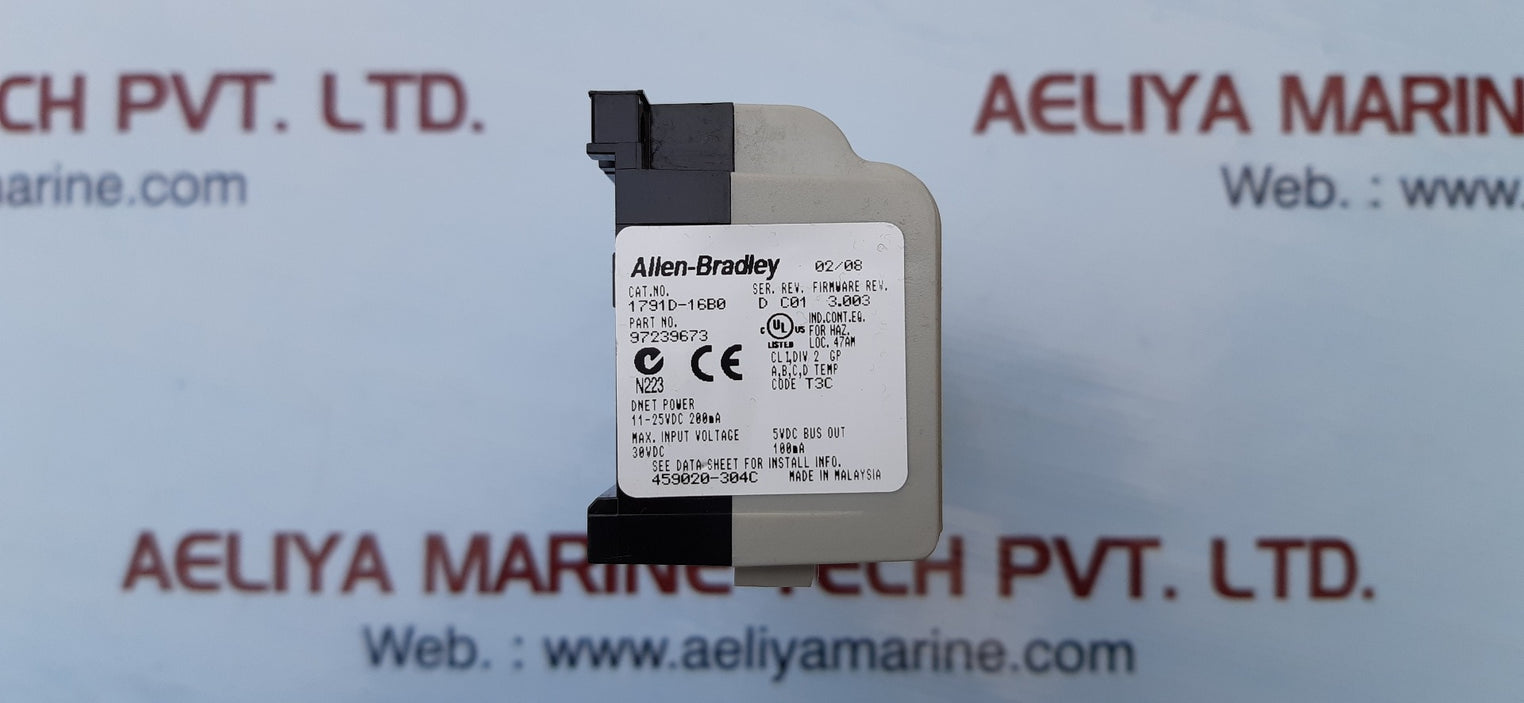 Allen bradley 1791d-16b0 compact i/o module 97239673