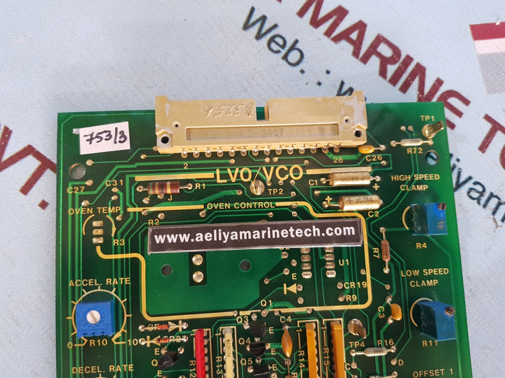 Emerson Lvo/vco oven control board