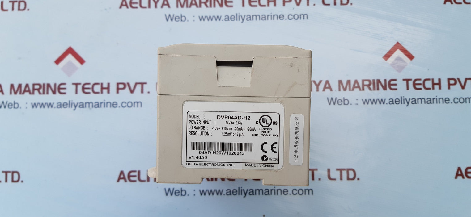 Delta dvp04ad-h2 & dvp40eh00t2 plc programmable controller