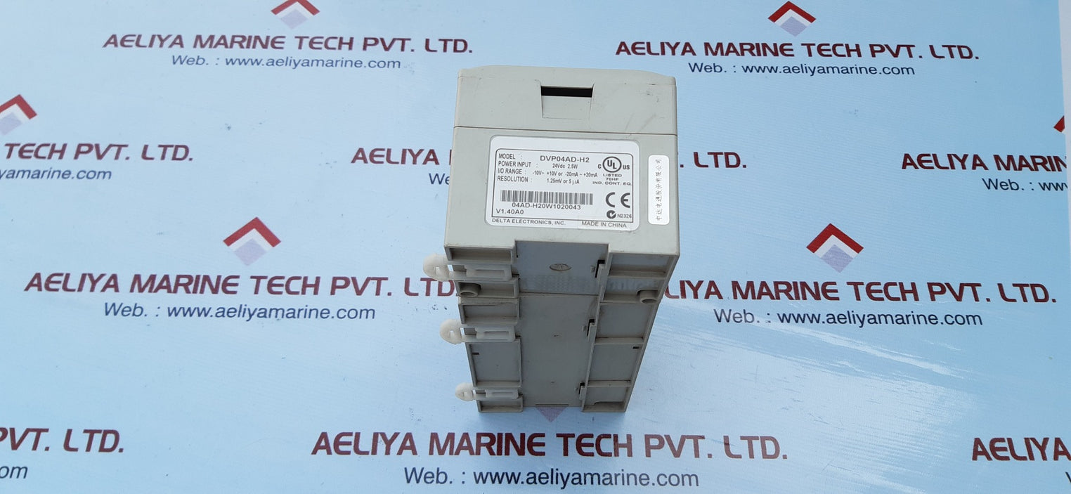 Delta dvp04ad-h2 & dvp40eh00t2 plc programmable controller