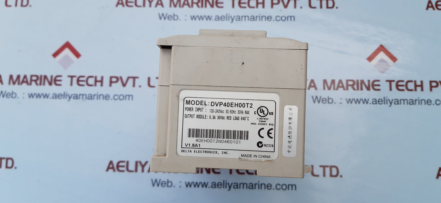 Delta dvp04ad-h2 & dvp40eh00t2 plc programmable controller