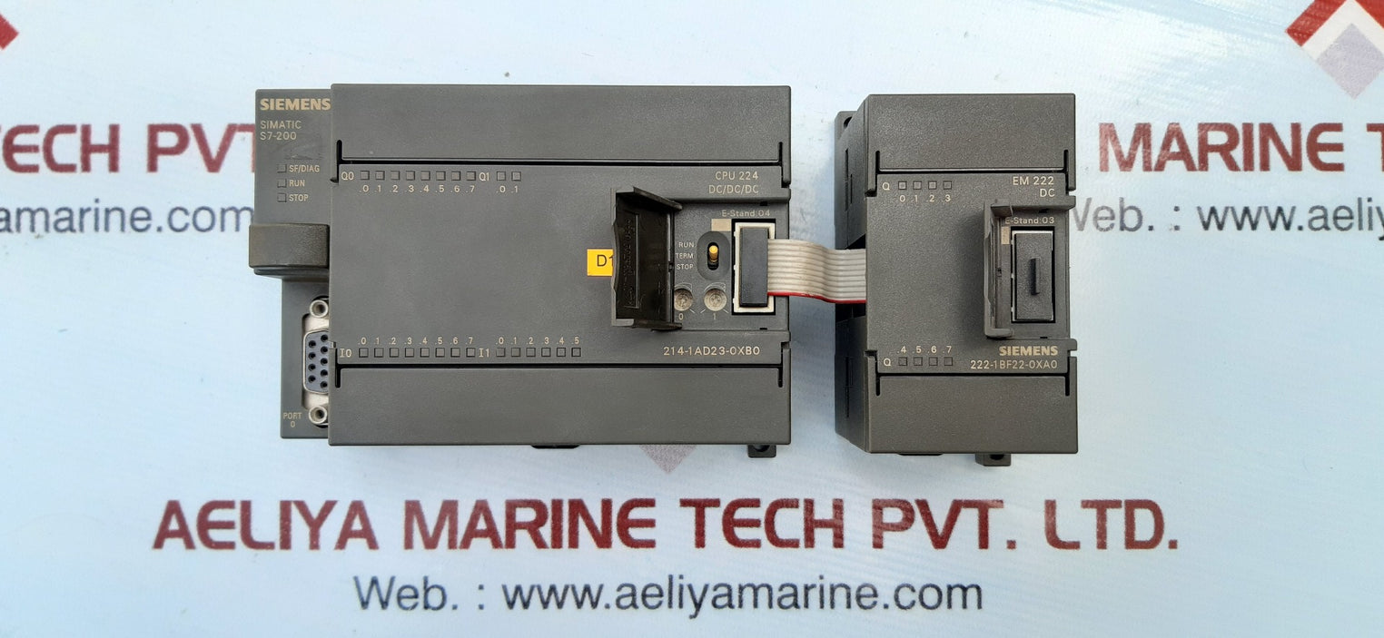 Siemens 214-1ad23-0xb0 & 222-1bf22-0xa0 module