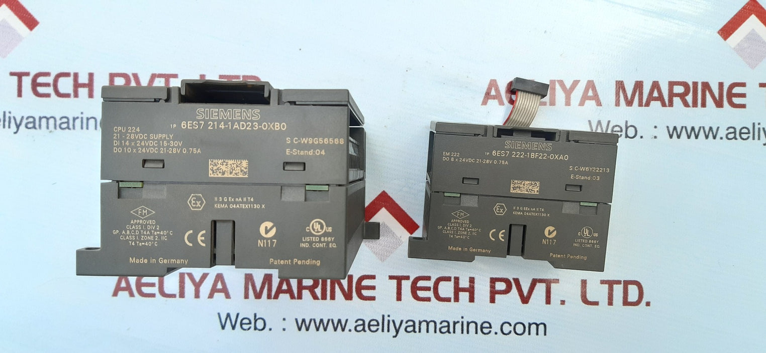 Siemens 214-1ad23-0xb0 & 222-1bf22-0xa0 module