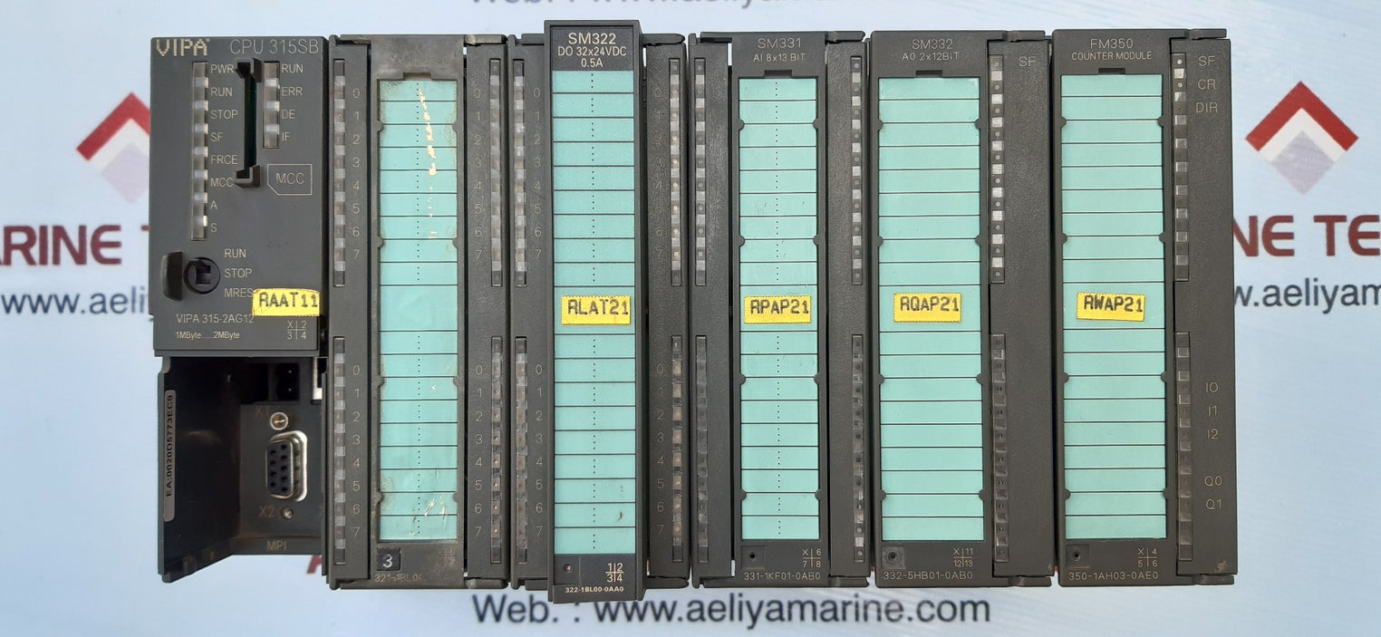 Siemens simatic s7 6es7 350-1ah03-0ae0 rack module