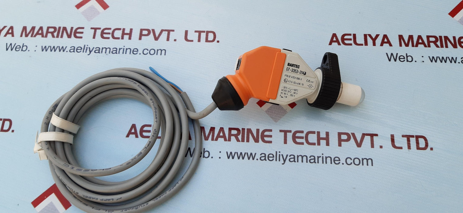 Bartec 07-3353-3143 white lamp module with connection cable