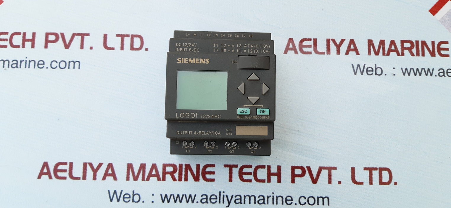 Siemens logo 12/24rc 6ed1 052-1md00-0ba6 module