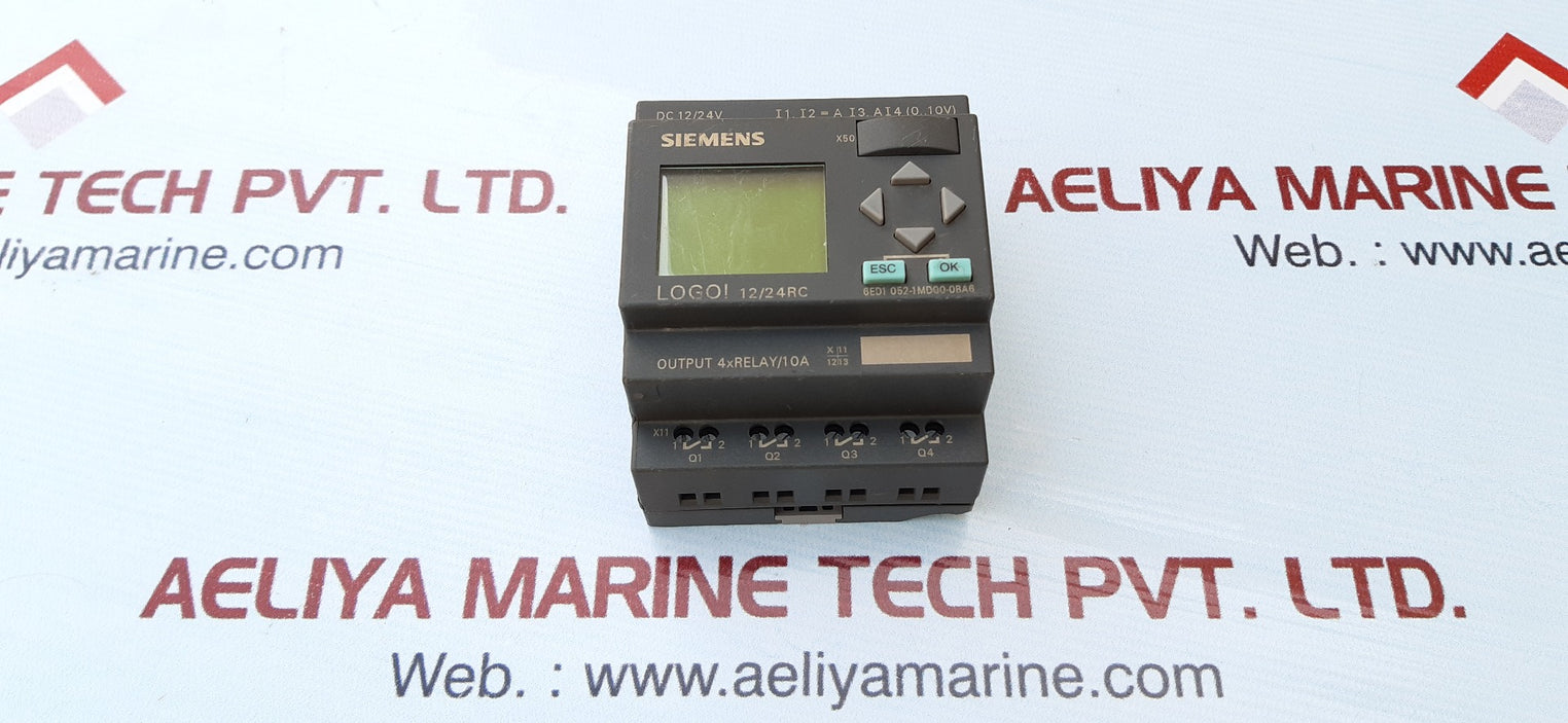 Siemens logo 12/24rc 6ed1 052-1md00-0ba6 module