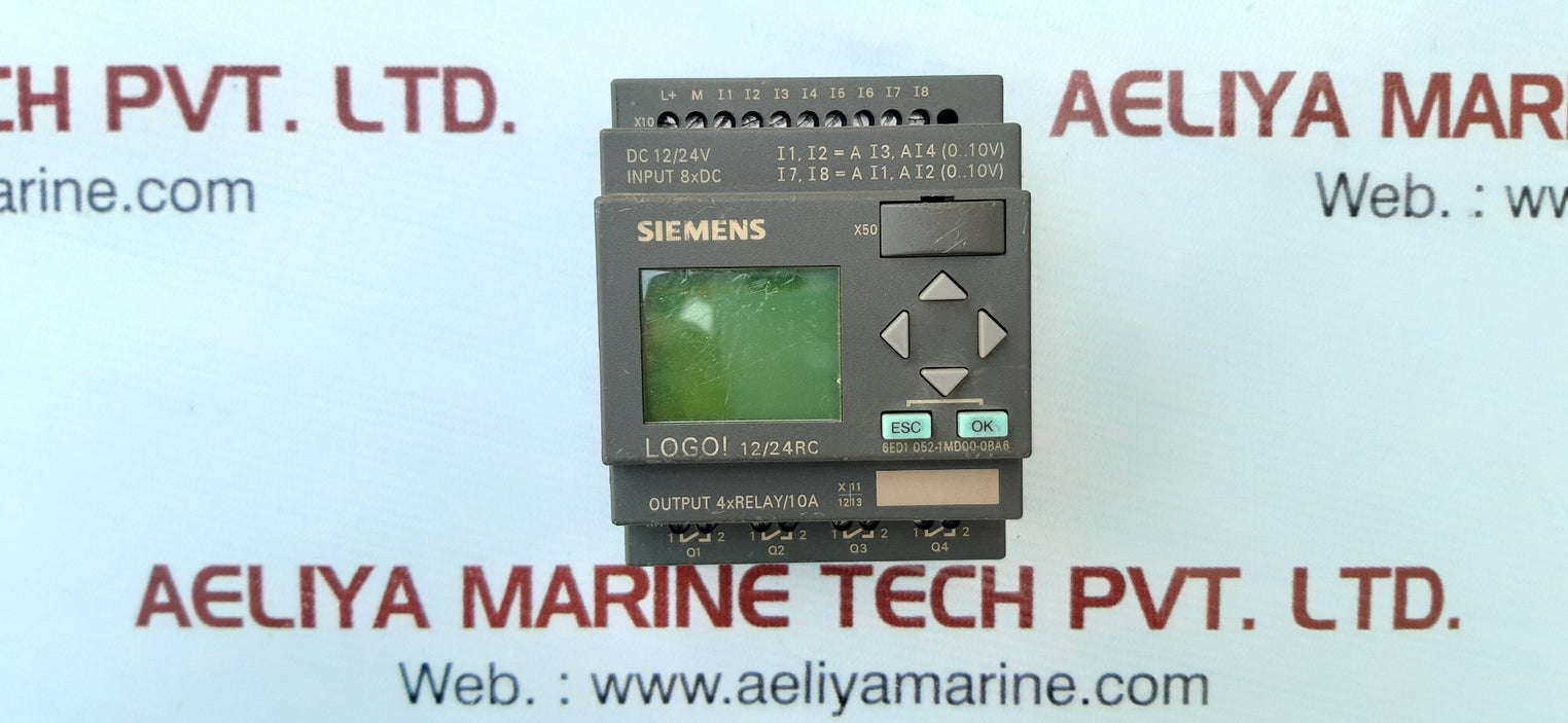 Siemens logo 12/24rc 6ed1 052-1md00-0ba6 module