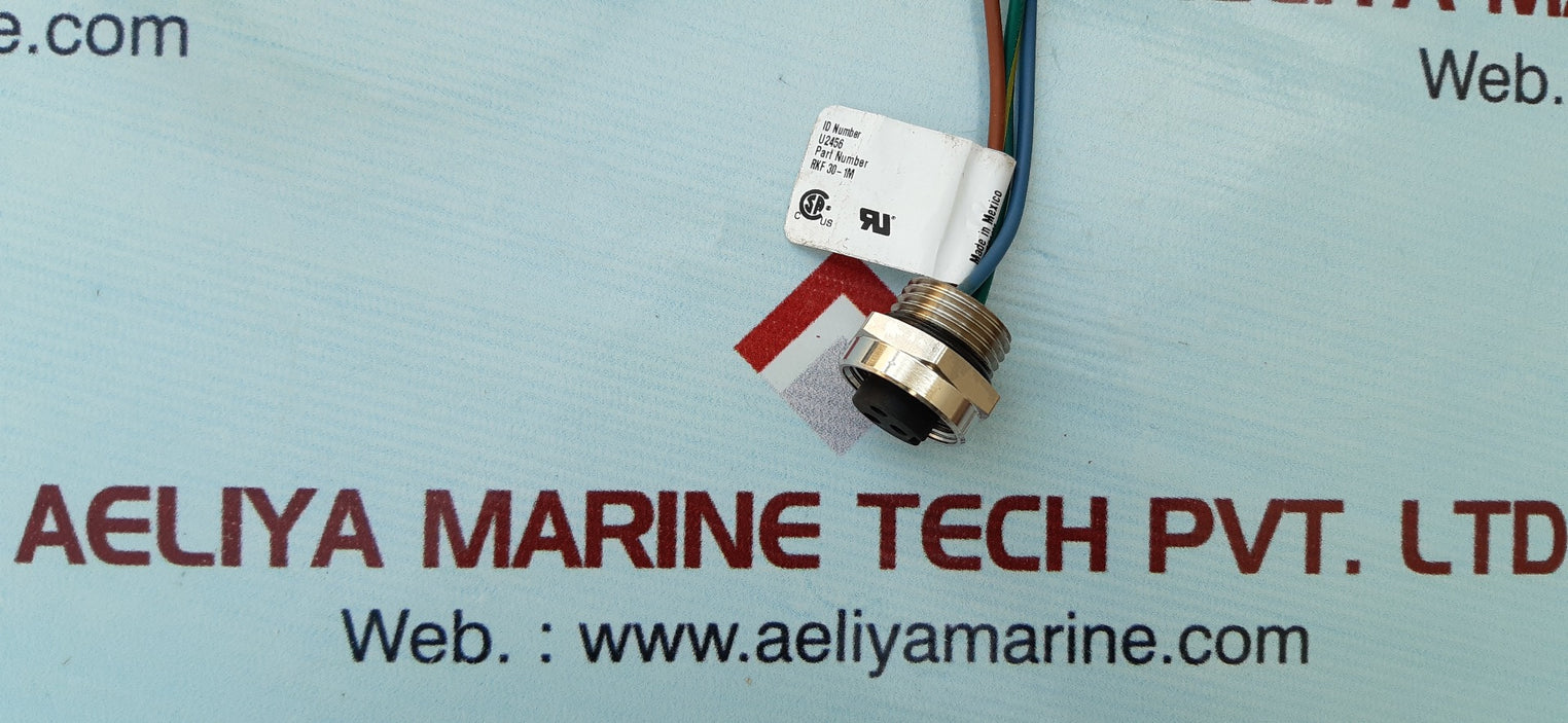 lot of 9x Turck rkf 30-1m minifast receptacle 