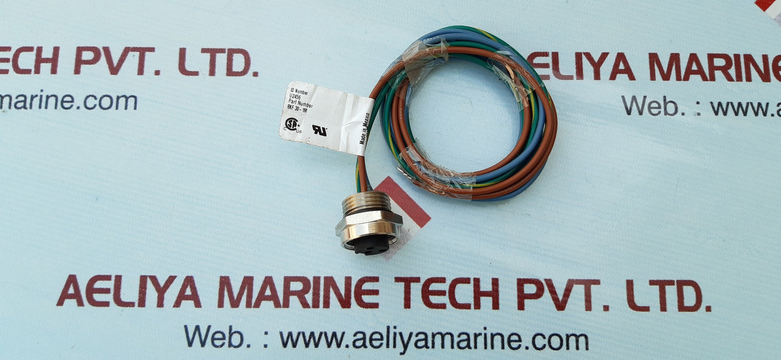 lot of 9x Turck rkf 30-1m minifast receptacle 