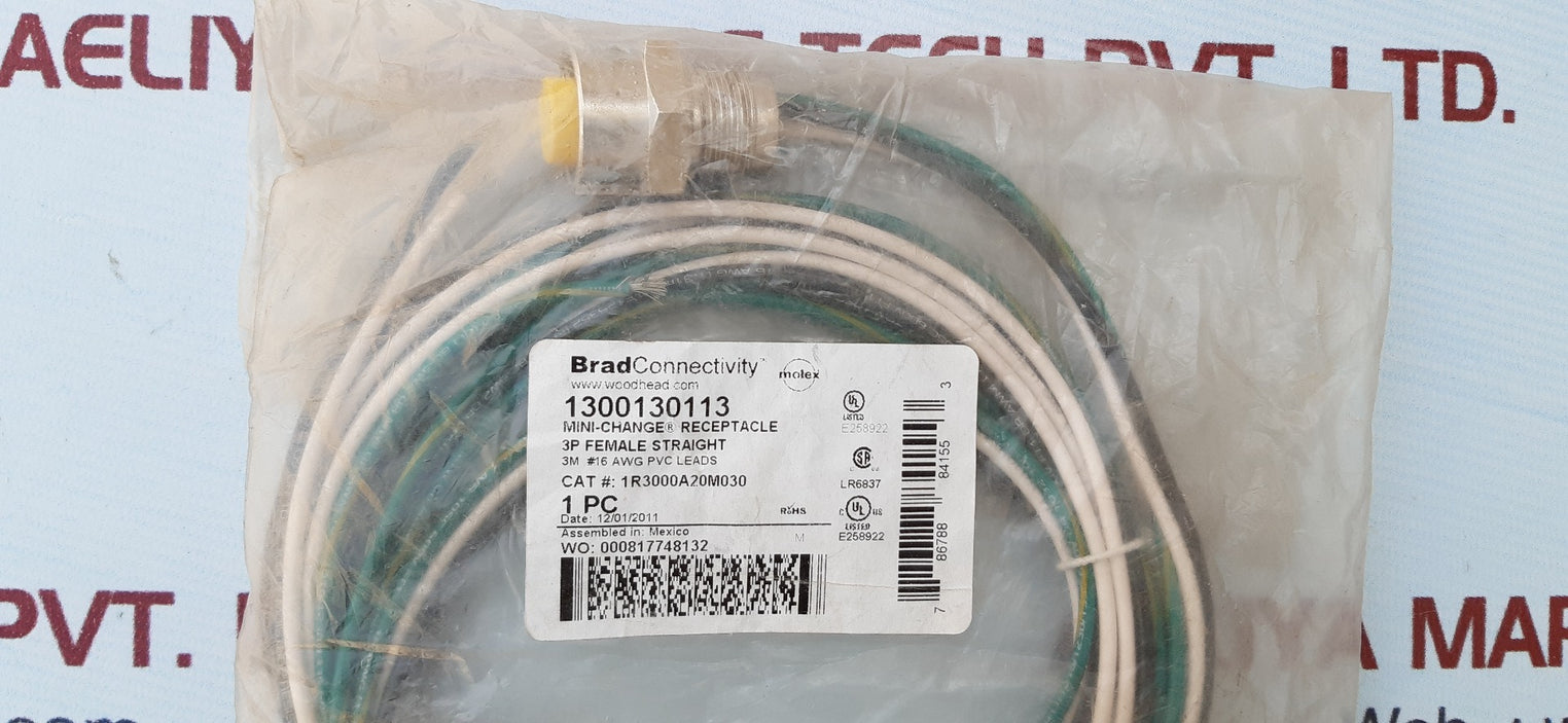 Brad connectivity 1r3000a20m030 mini change receptacle