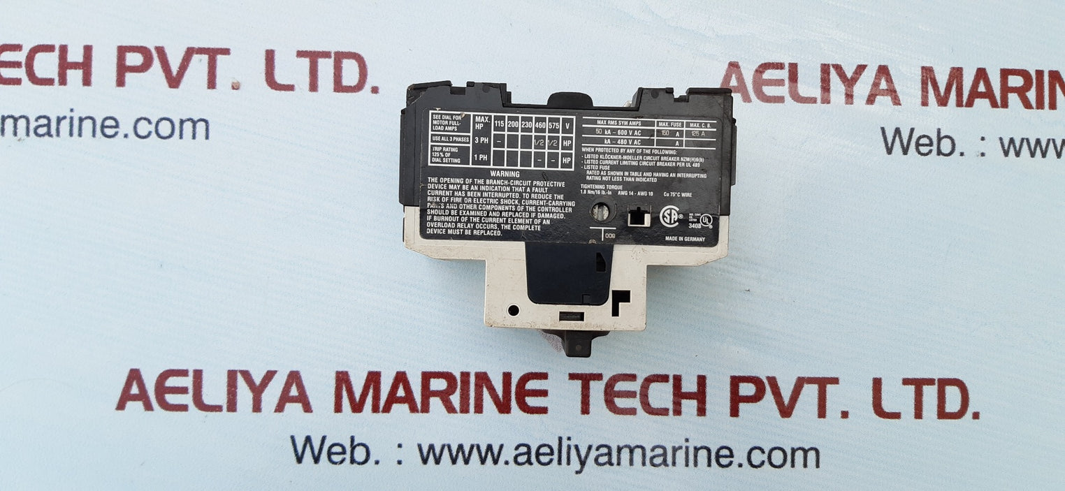 Moeller klockner pkzm0-0,63 protective circuit breaker