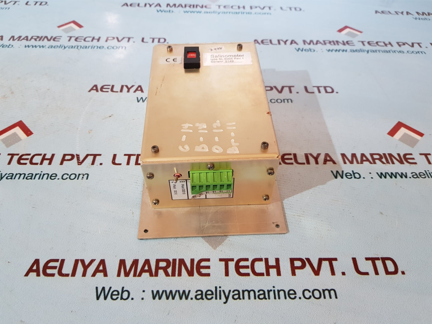 Uni-safe salinometer sl6005 meter panel