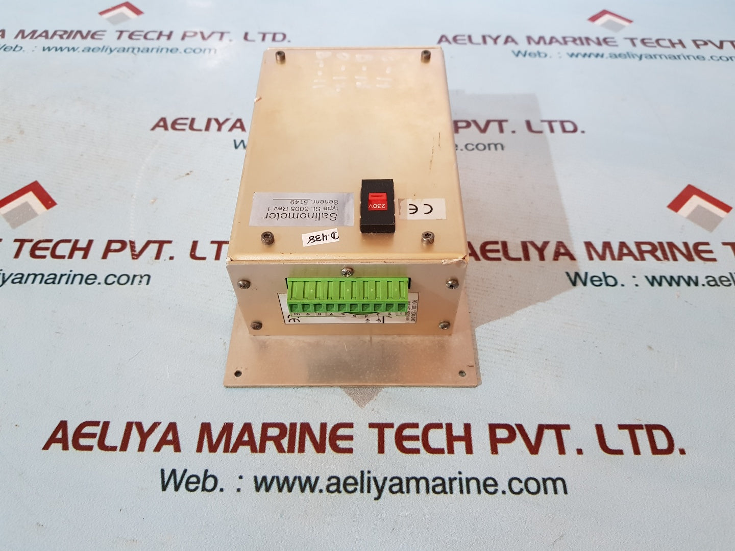 Uni-safe salinometer sl6005 meter panel