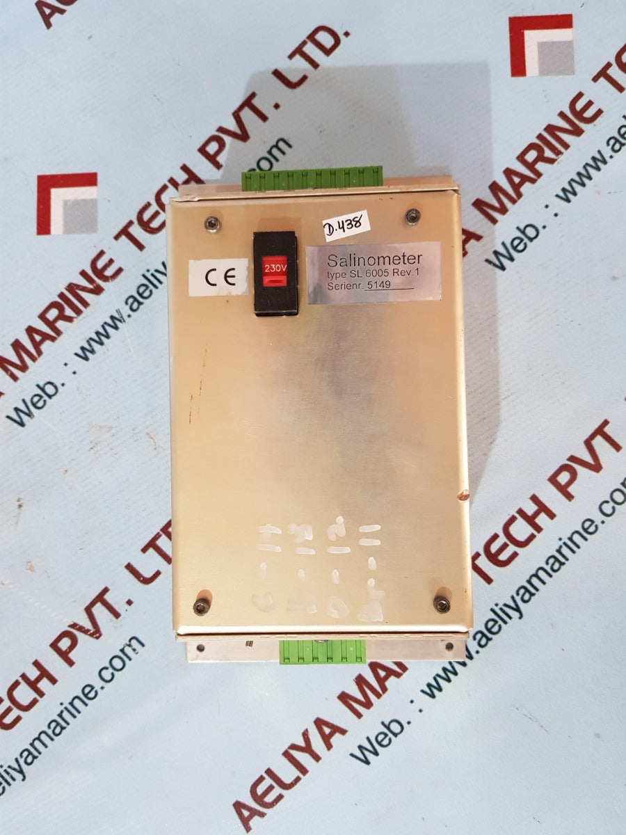 Uni-safe salinometer sl6005 meter panel