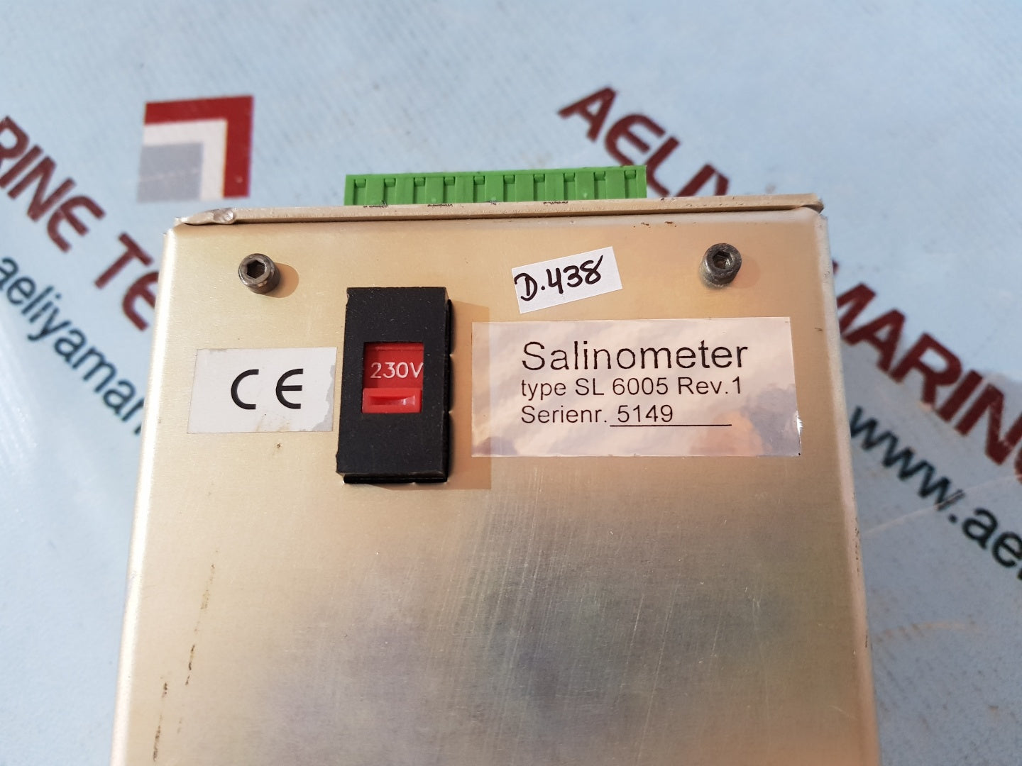 Uni-safe salinometer sl6005 meter panel