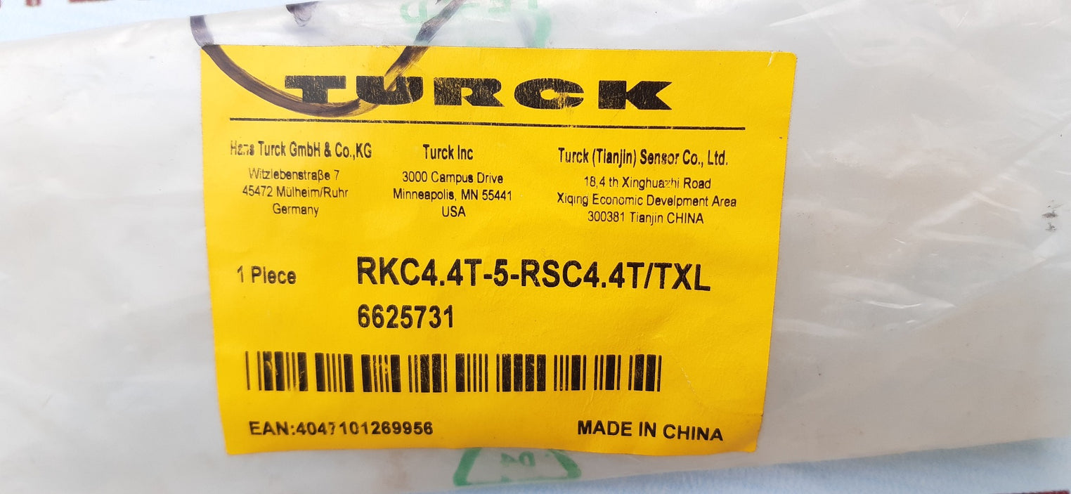 Turck Rkc4.4T-5-rsc4.4T/Txl Sensor Cable