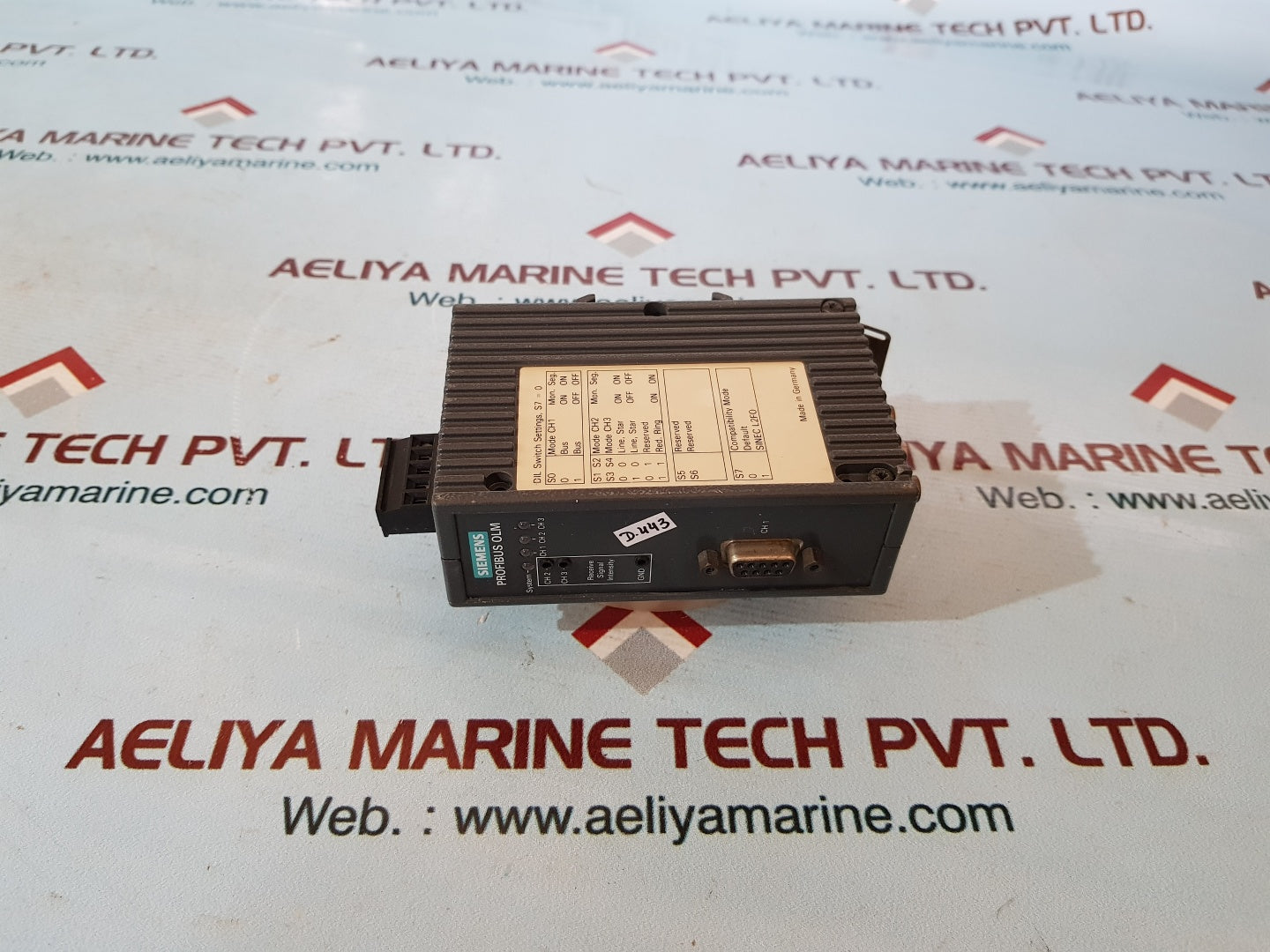 Siemens 6gk1 502-3cb10 simatic net profibus olm/g12 interface module