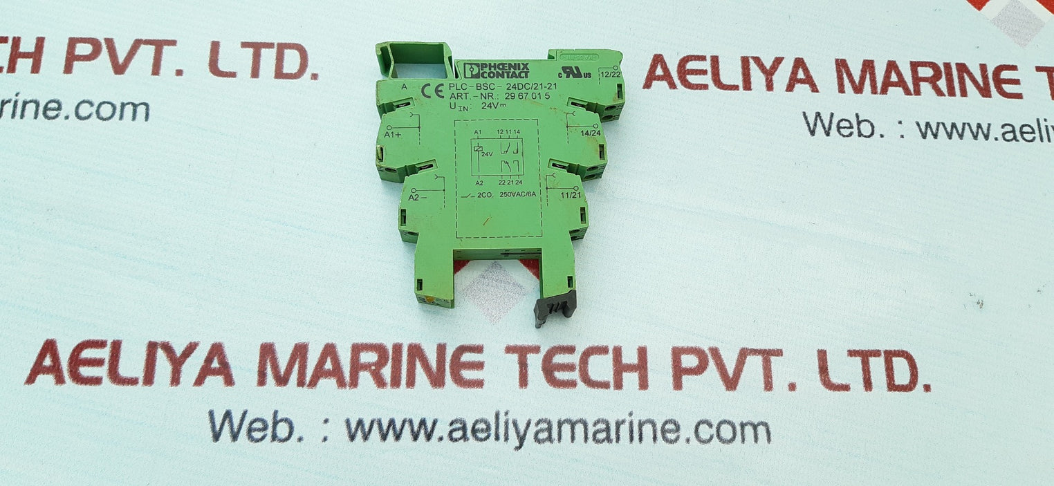 Phoenix Contact Plc-bsc-24Dc/21-21 Relay 2967015