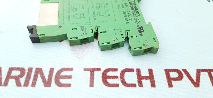 Lot Of 10X Phoenix Contact Plc-bsc-24Dc/21 Terminal Block Relay Module 2966016