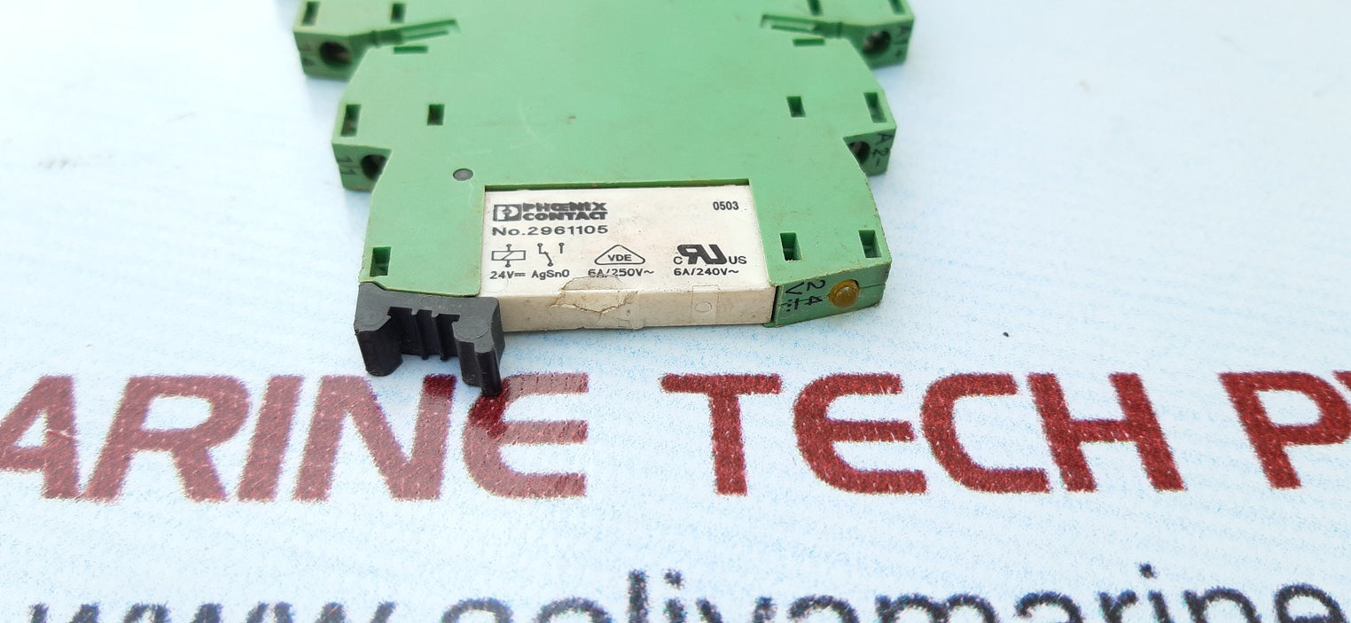 Lot Of 10X Phoenix Contact Plc-bsc-24Dc/21 Terminal Block Relay Module 2966016