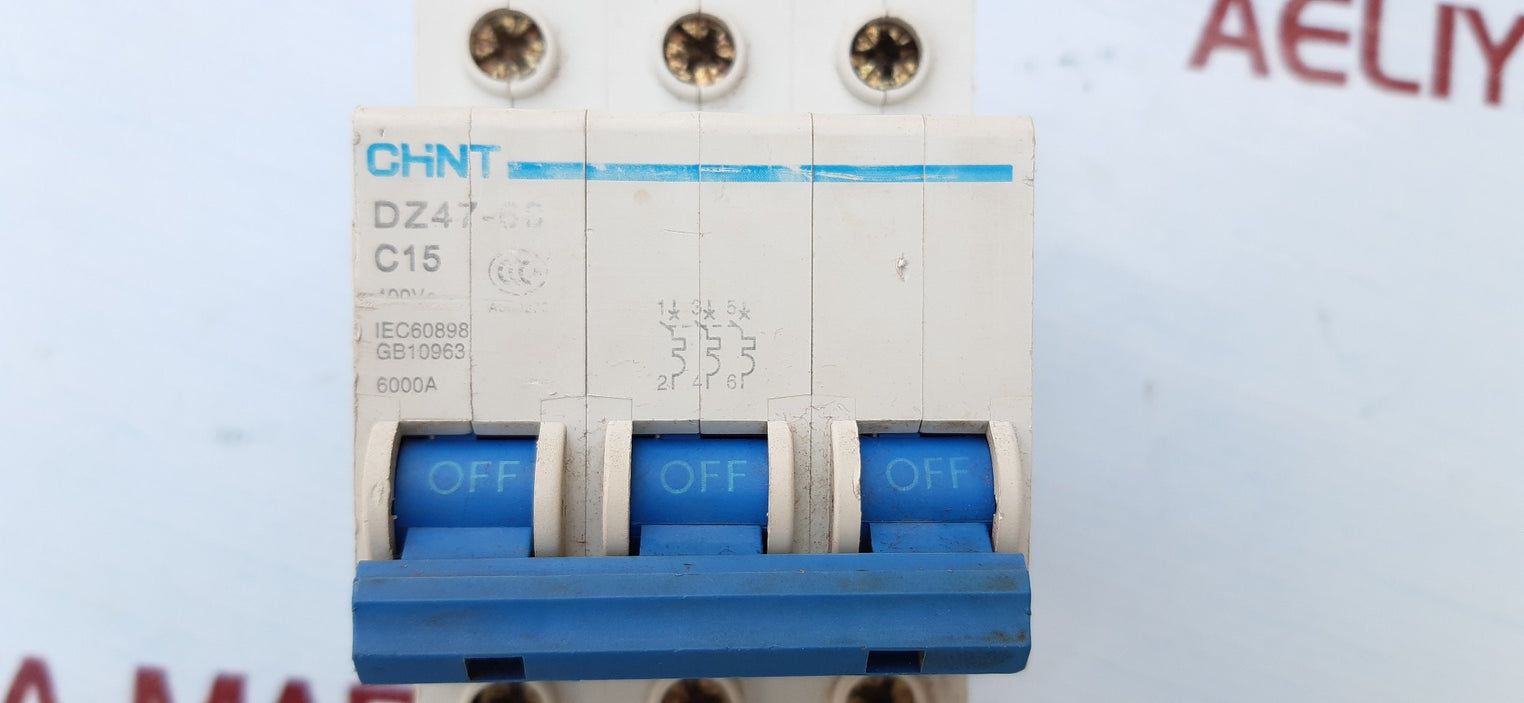 Chint Dz47-60 C15 Circuit Breaker 6000A
