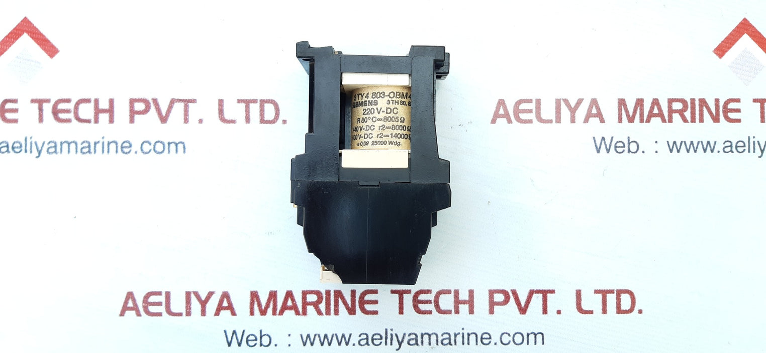 Siemens 3Th80 31-0B Relay With 220V Dc Coil