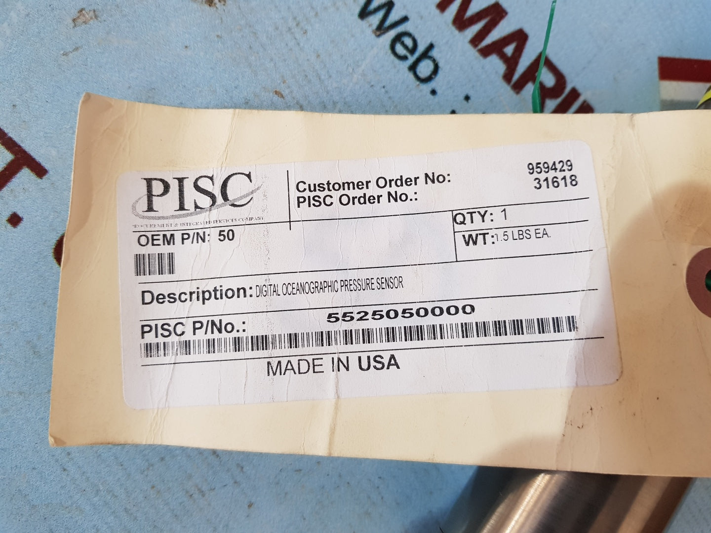 Pisc 5525050000 digital oceanographic pressure sensor