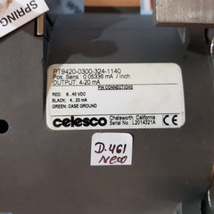 Celesco pt9420-0300-324-1140 cable extension position transducer