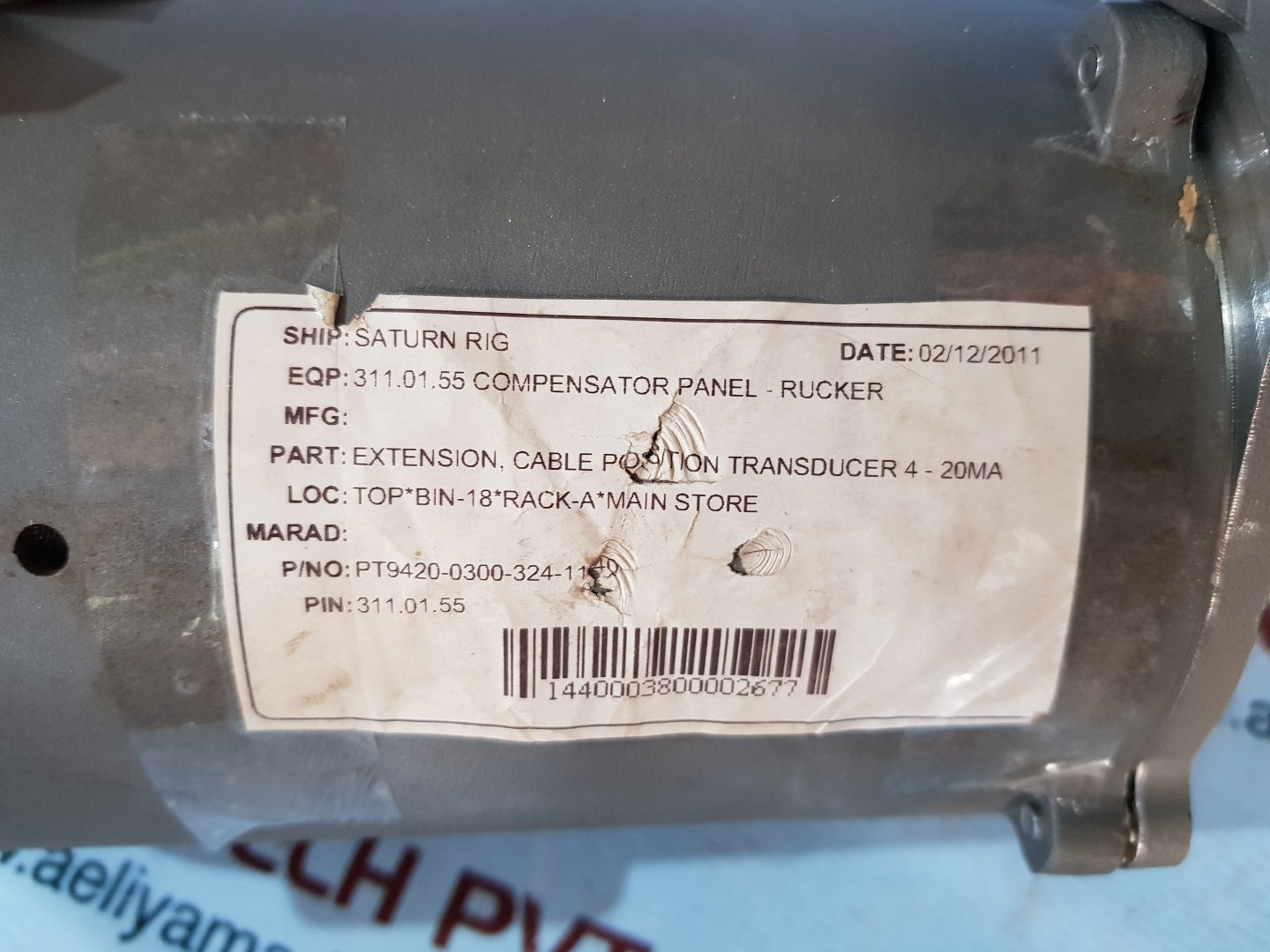 Celesco pt9420-0300-324-1140 cable extension position transducer