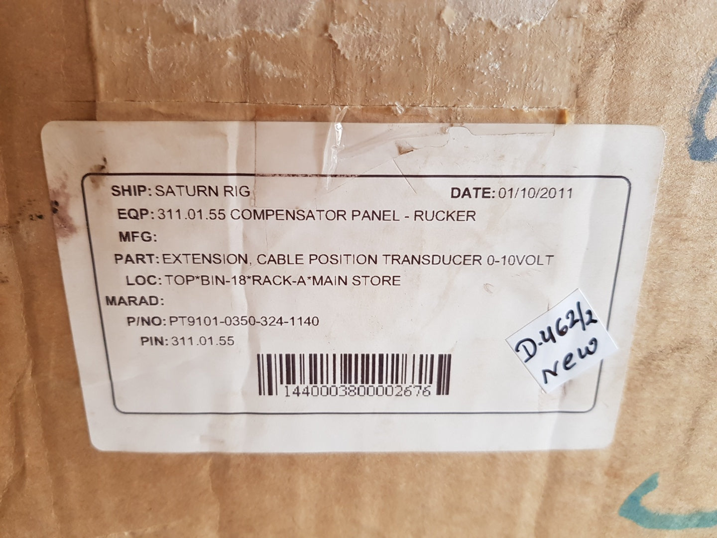 Celesco pt9101-0350-324-1140 position transducer