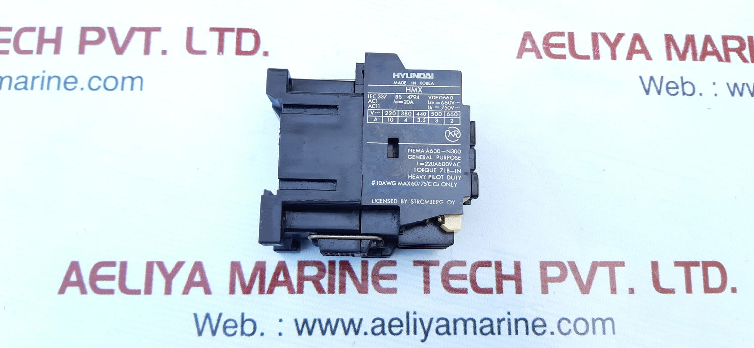 Hyundai Hmx 22 Control Relay 100V/50Hz 100.. 110V/60Hz