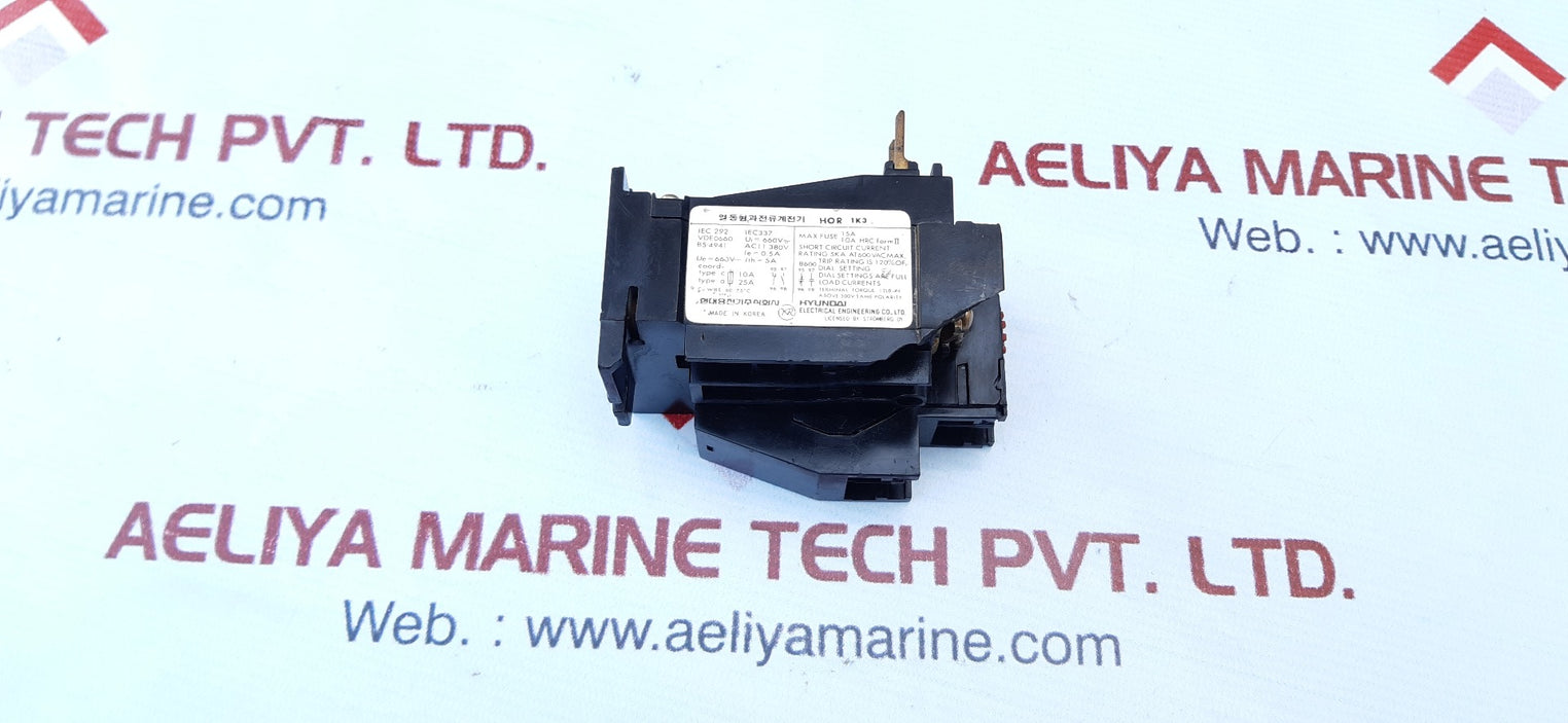 Hyundai Hor 1K3 Thermal Overload Relay