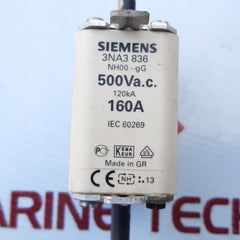 Siemens 3Na3 836 Fuse 500V 160A