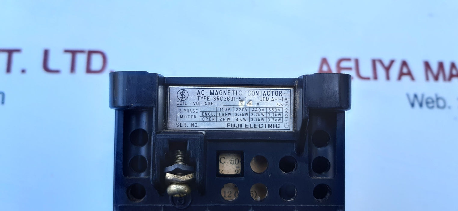 Fuji Electric Src 3631-5-1 Ac Magnetic Contactor