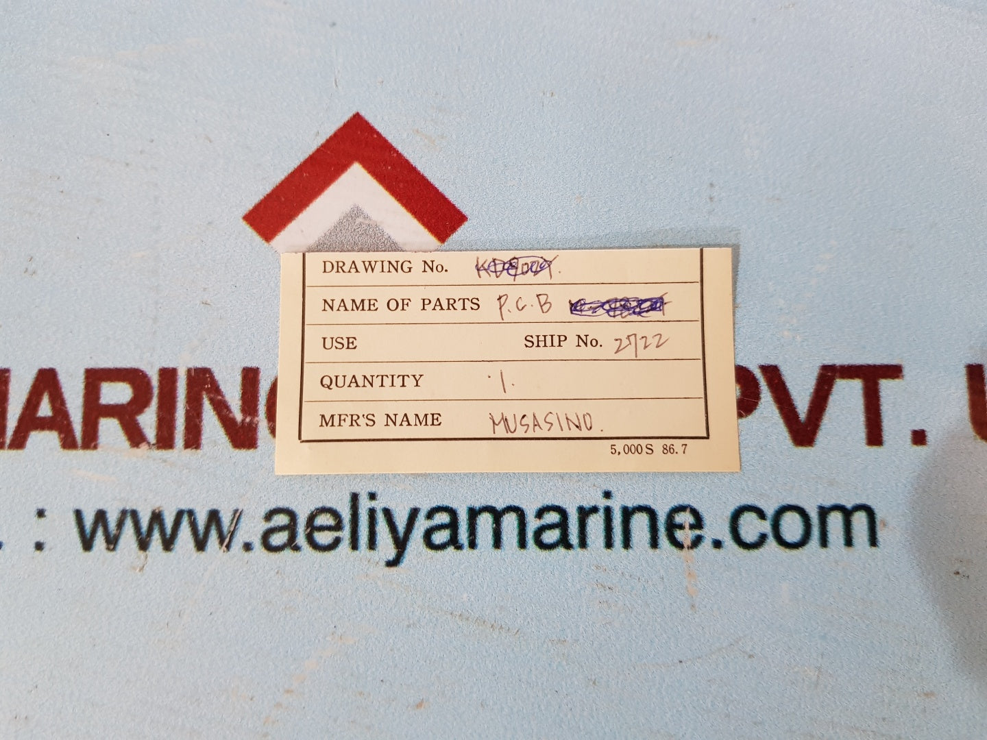 Musasino m-7832f pcb card 41058