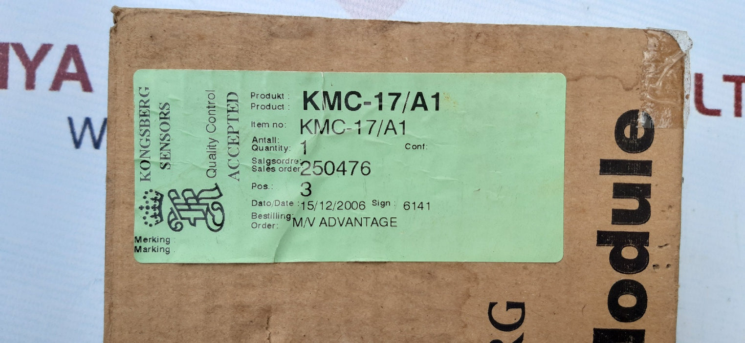 Kongsberg Kmc 17-a1 Pcb Card Printed Circuit Board 7221-234.0003