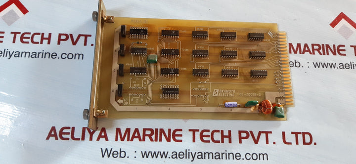 Okamoto electric 85-20029-2 pcb card