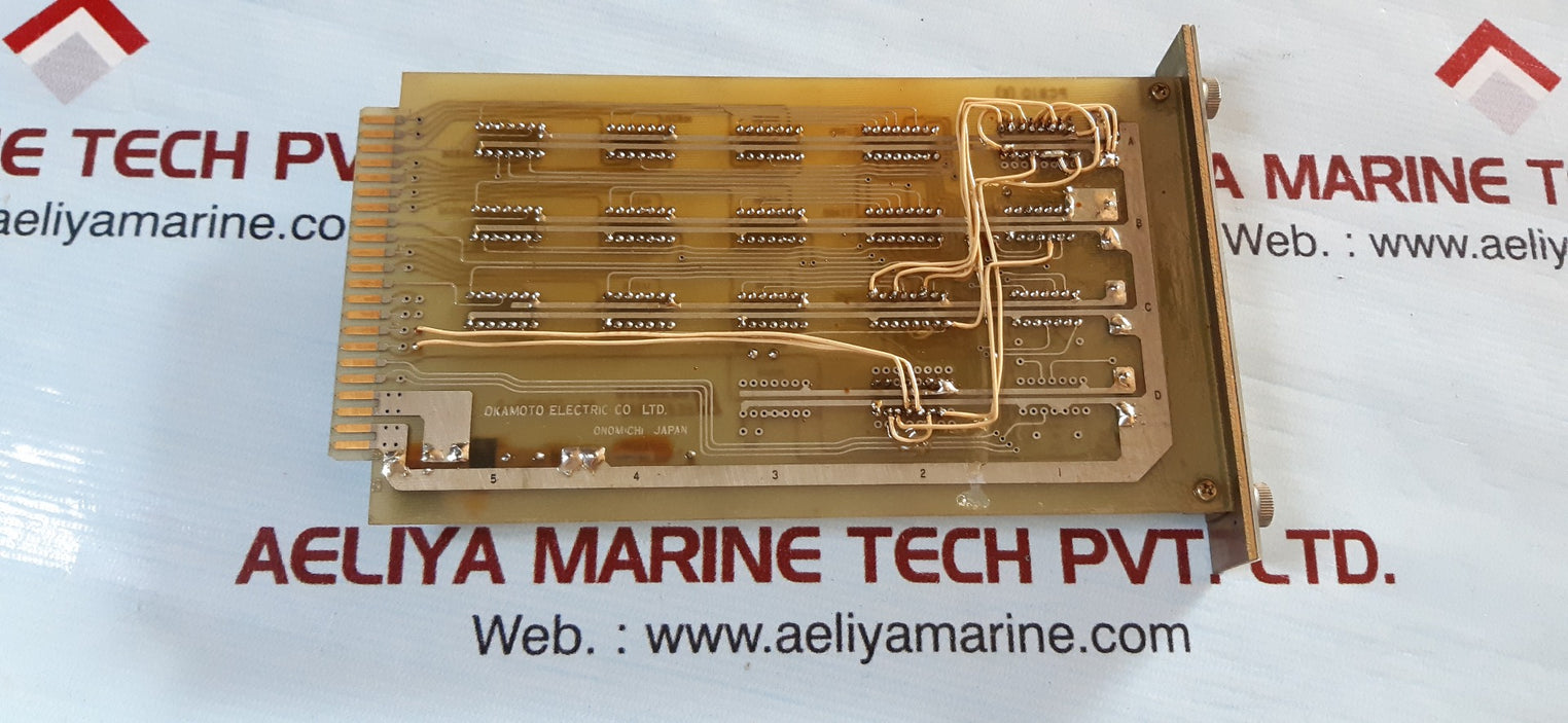 Okamoto electric 85-20029-2 pcb card